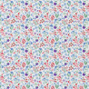 Printed Cotton CELINE White / Blue